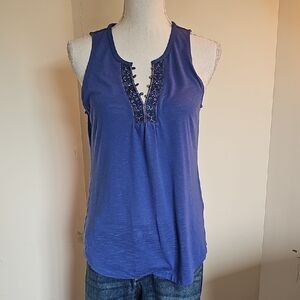 White House Black Market Royal Blue Tank Top